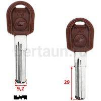 Заг.для ключ. LM-2DP MASTER.LOCK-LM 3 паза"змейка  (9.1x29mm) верт. № 317 