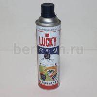 Краска №  2 аэрозоль "LUCKY" 400 мл № 328 т.синяя