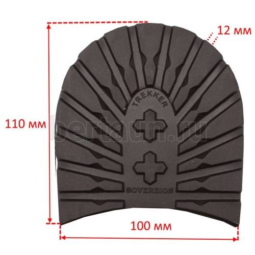 Набойка № 147  SOVEREIGN TREKKER р. 4 муж. корич. ЗИМА 12 мм