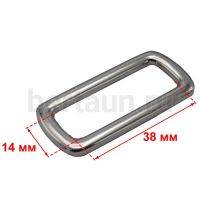 Рамка № 16 щель квадратная сумочная 38*14 мм RZJ71201 GFM никель