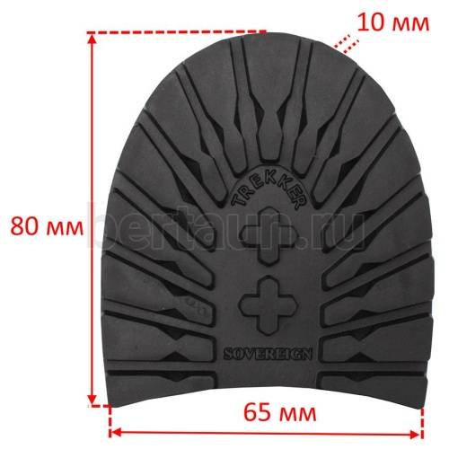 Набойка №    1090  SOVEREIGN TREKKER р. 2 (3/4) жен. черн. ЗИМА 10 мм