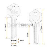 Заг.для ключ. YA22D_YI6D_YA31_YAL6_Yale  №586