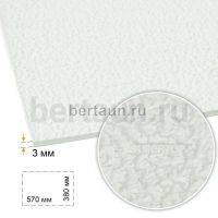 Лист профилактика № 77  BISSELL 075 "SUPERTOP" (апельсин) 380*570*3 мм белый WHITE (14)
