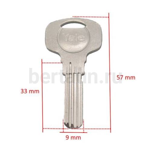 Заг.для ключ. YALE-2 вертик №463 