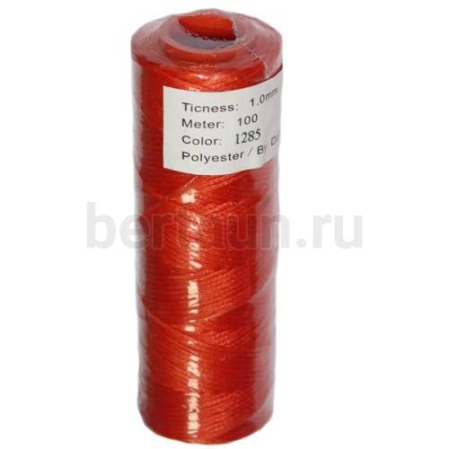 Нитки вощеные №74 d1мм 100м.для ручной прошивки кирпич 1285 DAFNA