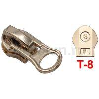 Замок-бегунок №225 спираль Т8 потайной ОБРАТКА BERT золото