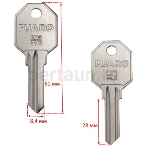Заг.для ключ. FUARO-4 английский № 281 