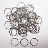 Кольцо для  ключей № 2   25 F  (рефленное)(упак 50 штук)