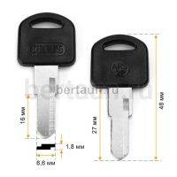 Заг.для ключ. ARS-2P  CANAS  почт. англ № 671