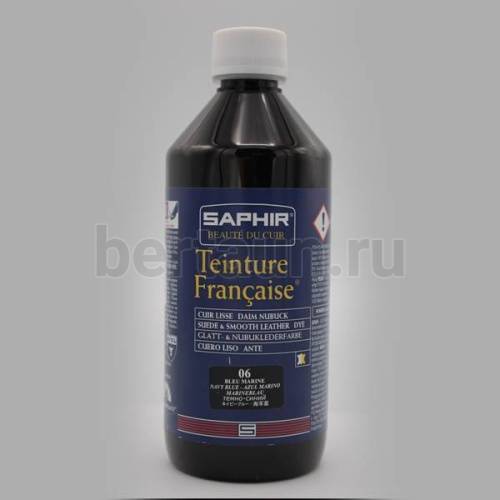 Сапфир № 81    0814 Красит Tenture francaise, фляжка, 500мл 06 темн синий