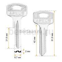 Заг.для ключ. AP2D_ APECS New 2.0mm №583  H-242 N