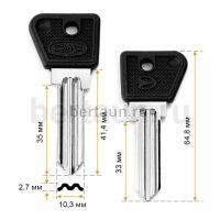 Заг.для ключ. KLG-2P (XR28P)   №343