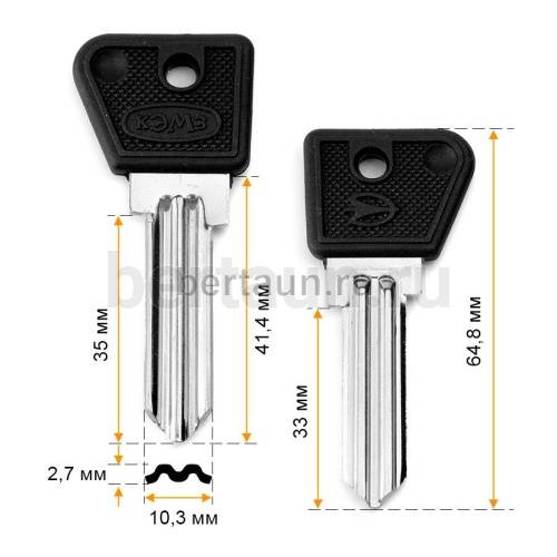 Заг.для ключ. KLG-2P (XR28P)   №343