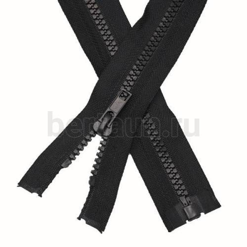 МОЛНИЯ №283 КУРТОЧНАЯ Т5 трактор 1 замок 80 см черная