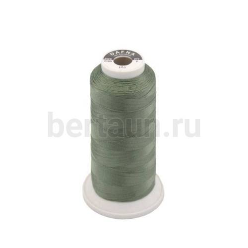 Нитки д/шв.машинки № 66 210d /2 763  тем.зеленый. 100 гр