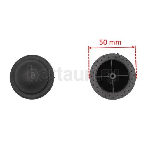 Ножка №11  Пукля супер большая круглая черная D011 ТМЛ/MF 650 K ЛТ