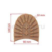 Набойка №  83 SOVEREIGN TREKKER р.  3 1/2 жен. беж. ЗИМА 10 мм