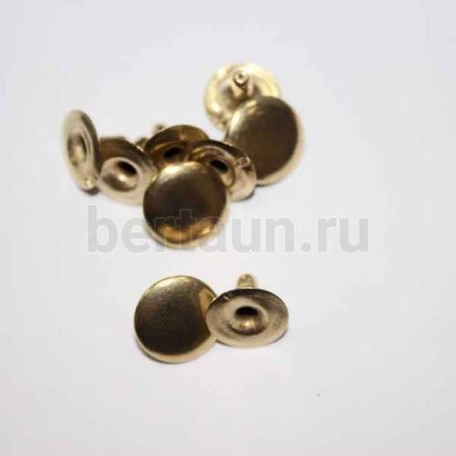 Заклепки "Хольнитены" №77 12 мм золото ( 1000 шт/упак.)