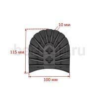 Набойка №  87  SOVEREIGN TREKKER  р. 4 муж.  черн. ЗИМА 10 мм