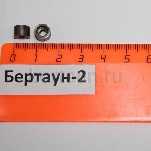 Набойка метал. № 24   точеные стальные круглые D-7 мм.