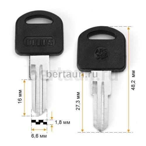Заг.для ключ. ARS-3SP  CANAS  почт. англ № 668