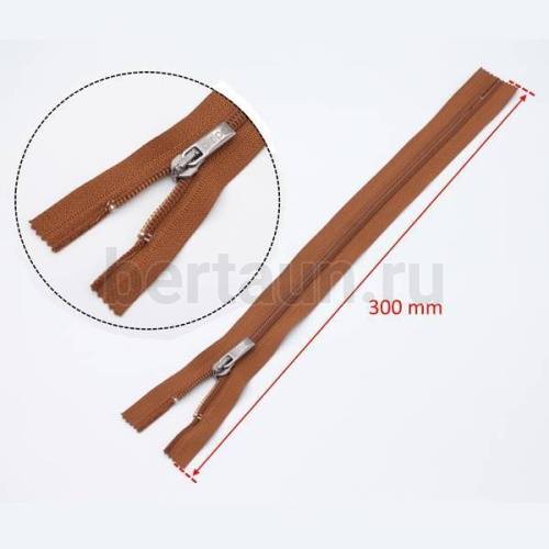 МОЛНИЯ №236 обувная DIZIP Декоративн. Т7  30 см кофейная