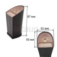 Каблуки № 125к LY 159153  кор. полоса   (высота 8,7 см) столбик