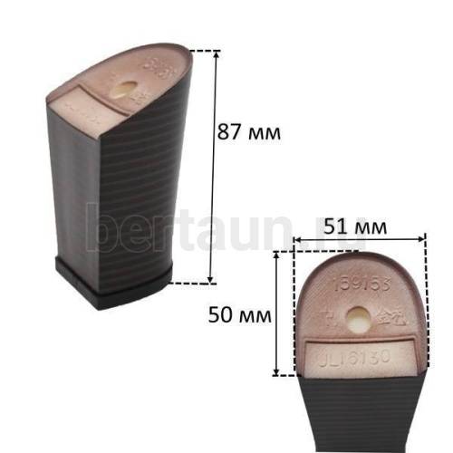 Каблуки № 125к LY 159153  кор. полоса   (высота 8,7 см) столбик