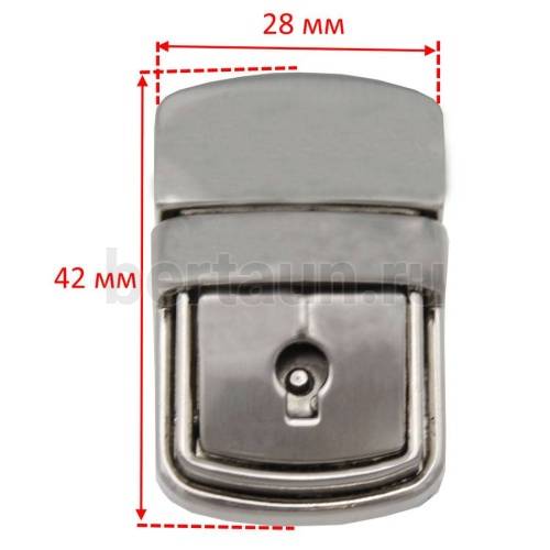 Замок портфельный №174 С148 BERT браш