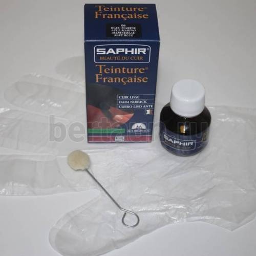 Сапфир № 76    0812 Универс. крас. Teinture francaise 50мл. 06 тем.синий