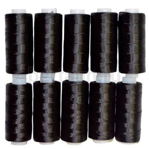 Нитки д/шв.машинки № 14 210 D/3 200 м черные 10 шт/упак