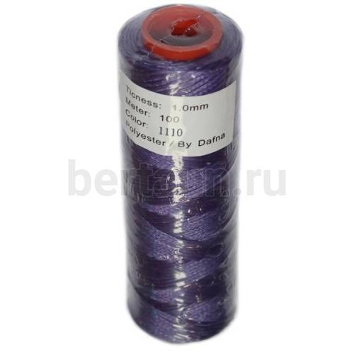 Нитки вощеные №68 d1мм 100м.для ручной прошивки СИРЕНЬ 1110 DAFNA