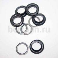 Блочка и  люверс  №44 D 14 мм  оксид  (20 шт/уп) ТВ