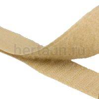 Лента  " липучка " 25 мм. бежевая