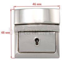 Замок портфельный №110 YC 578 никель ЛТ