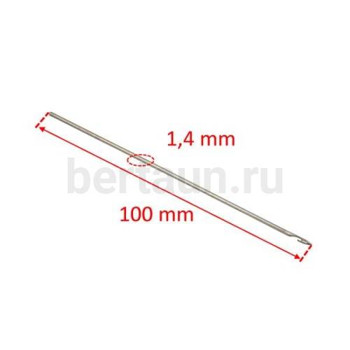 Крючок №14 шило для ручной прошивки  "Люкс" 0896-20 L100 мм( D-1.4)