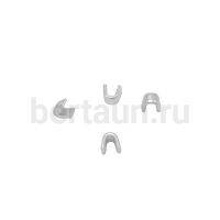 Ограничитель № 7  для верхней части молнии металл Т5 СД 100 шт/упак никель