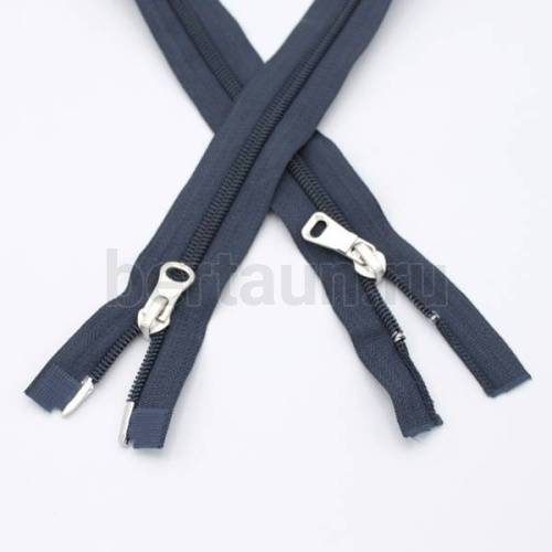 МОЛНИЯ № 97 курточная 2 замка спираль Т7 ПРИБАЛТИКА 100 см т.синий