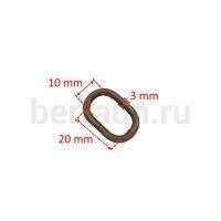 Рамка № 53 щель овальная LT 20*10 антик 10 шт/упак 