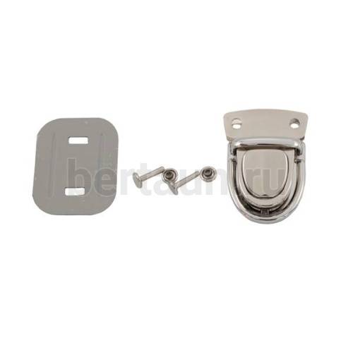 Замок портфельный № 28 ЛМ-72 никель ЛТ