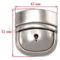 Замок портфельный № 69 С637 BERT никель