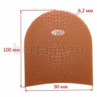 Набойка № 1036   PROFI  № 7 мужские (рис черепашка) карамель