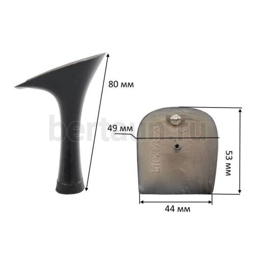 Каблуки №   4 LY 2175 черный матовый.(высота 8 см)