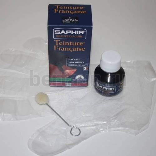 Сапфир № 73    0812 Универс. крас. Teinture francaise 50мл. 01/100 глубокий черный