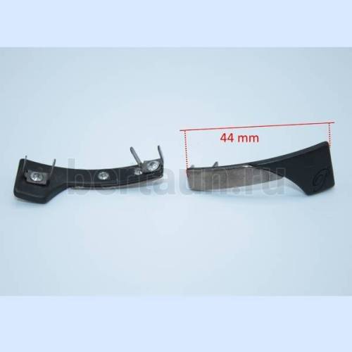 Фурнитура №16 Украшение  45*14*6 мм буква "Г"темный никель