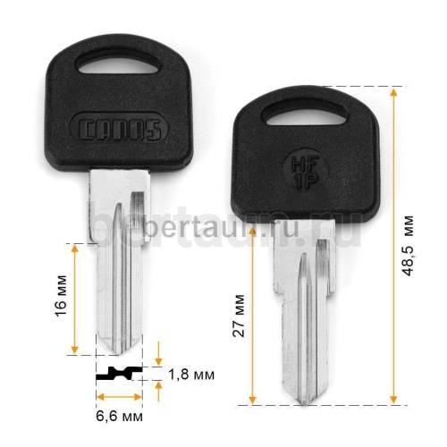 Заг.для ключ. HF-1P  CANAS  почт. англ № 664