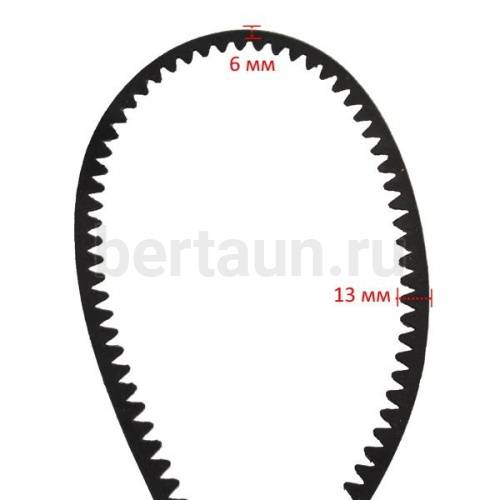 Рант № 6  декоративный  (4 мм)  прямой черный