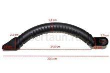 Ручка портфельная № 20    для сумки с крепежами пластик MF 3819 ТМЛ