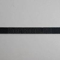 Резинка   6 мм башмачная (чёрная ) Италия ширина   