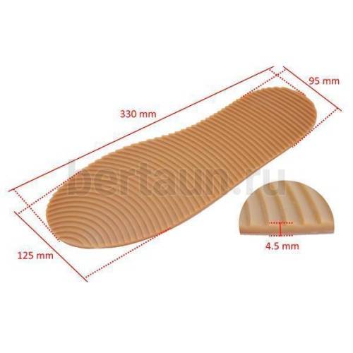 Подошва №  7 PAN 285 профилактика 4,5 мм мед
